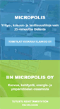 Mobile Screenshot of micropolis.fi
