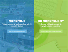 Tablet Screenshot of micropolis.fi